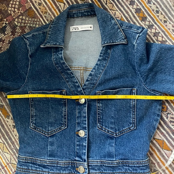 Zara Denim Button-Up Dress - Picture 6 of 9